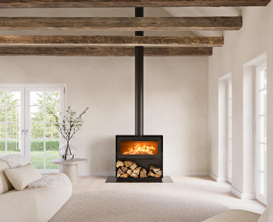Poêle à bois scandinave Nantes - Herick Cheminées