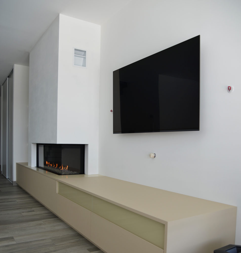 Foyer gaz M DESIGN et son mobilier sur mesure Herick Cheminees — free download